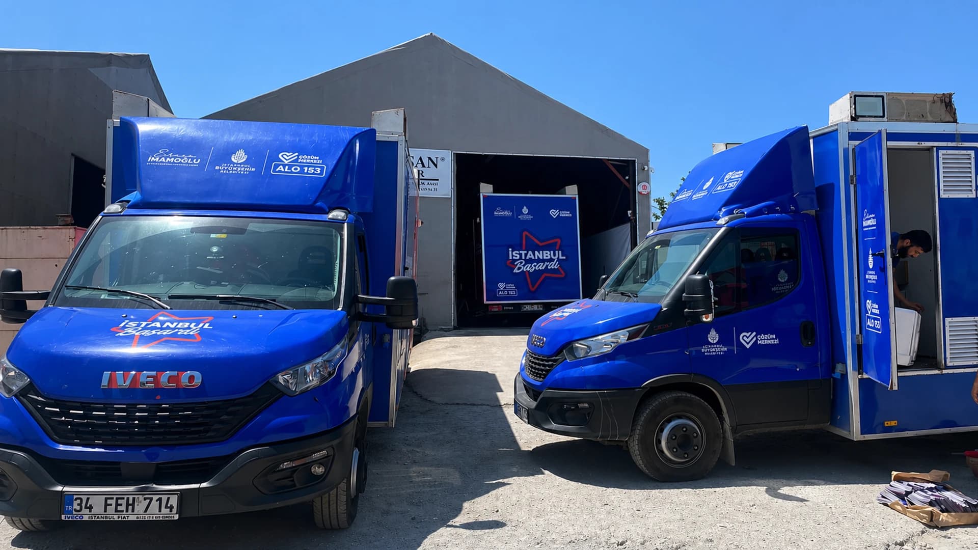 İBB Mobil Hizmet Aracı Jeneratör Projesi Saha Görüntüsü