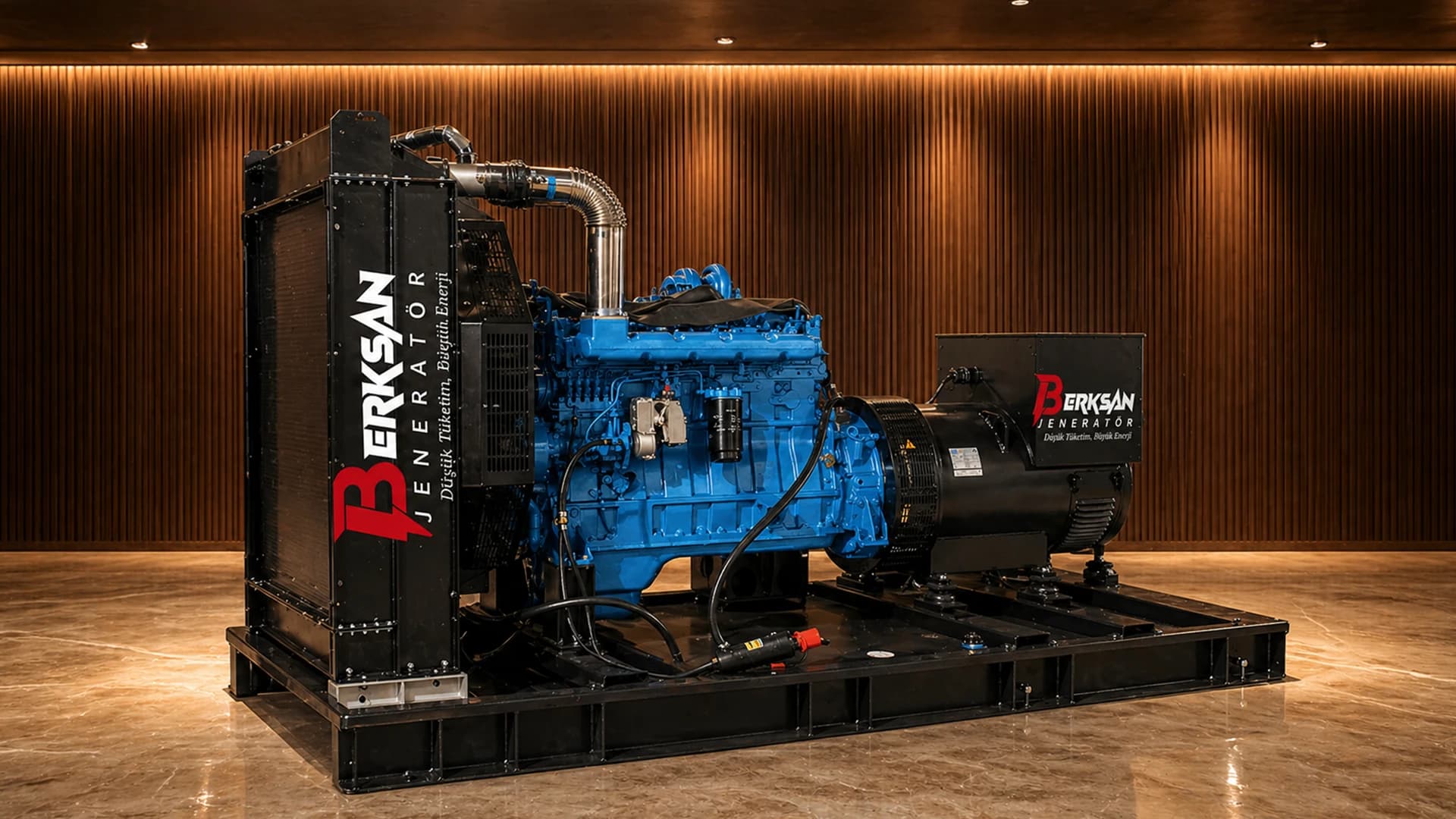 Shanghai Dongfeng 900 kVA dizel jeneratör açık tip