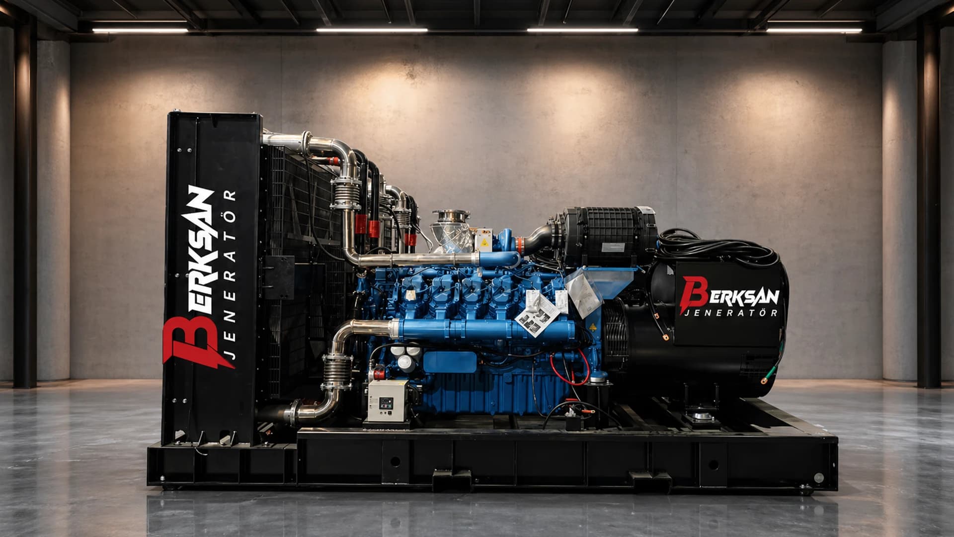 Baudouin 660 kVA dizel jeneratör açık tip - Berksan Jeneratör
