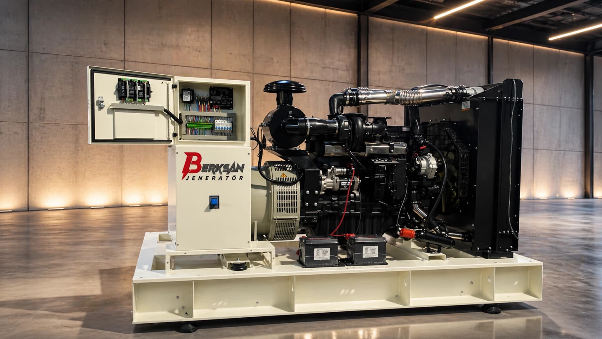 Ricardo 125 kVA dizel jeneratör açık tip