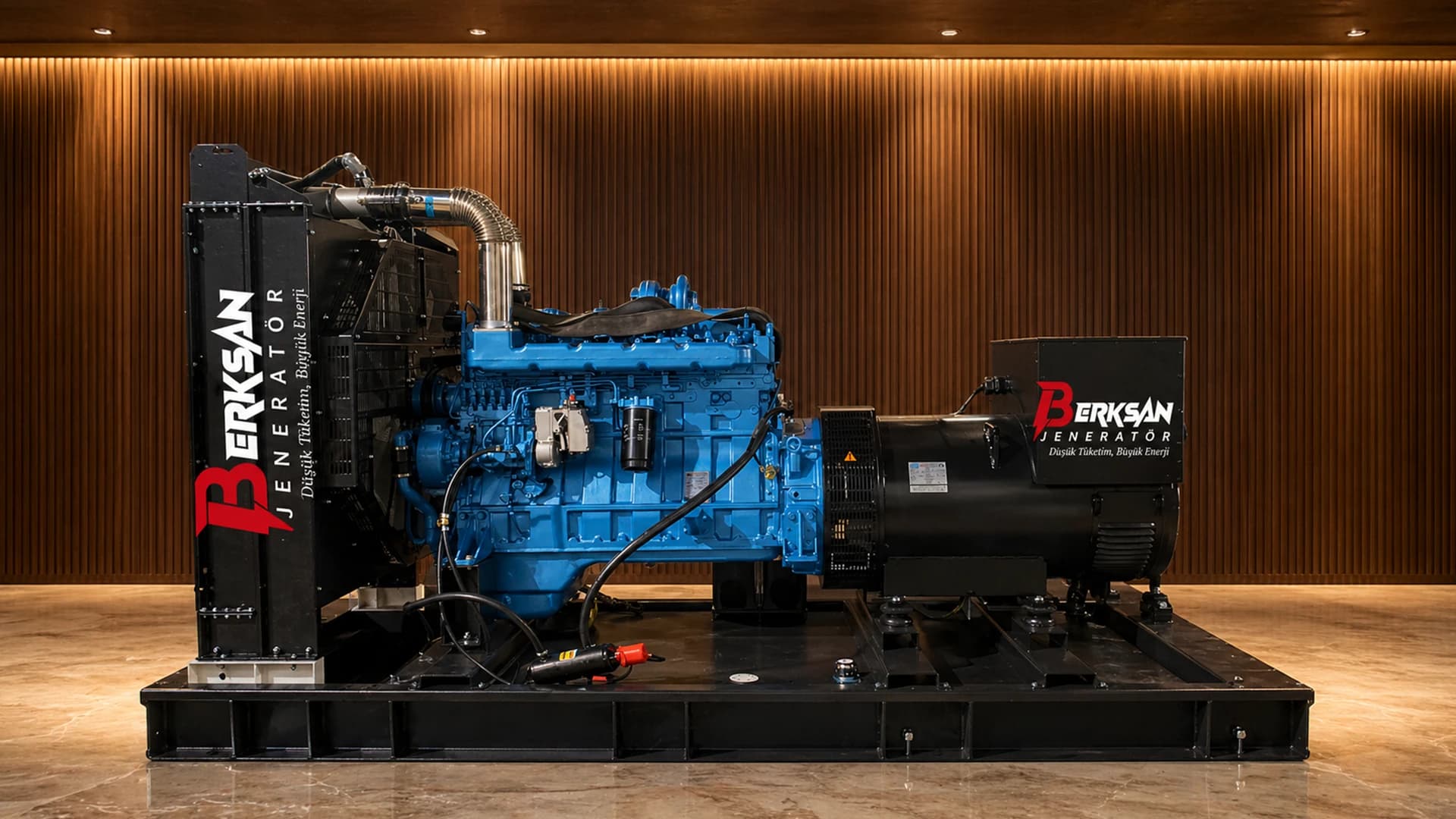 Shanghai Dongfeng 220 kVA dizel jeneratör açık tip - Berksan Jeneratör