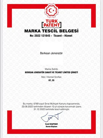 Patent Tescil Belgesi